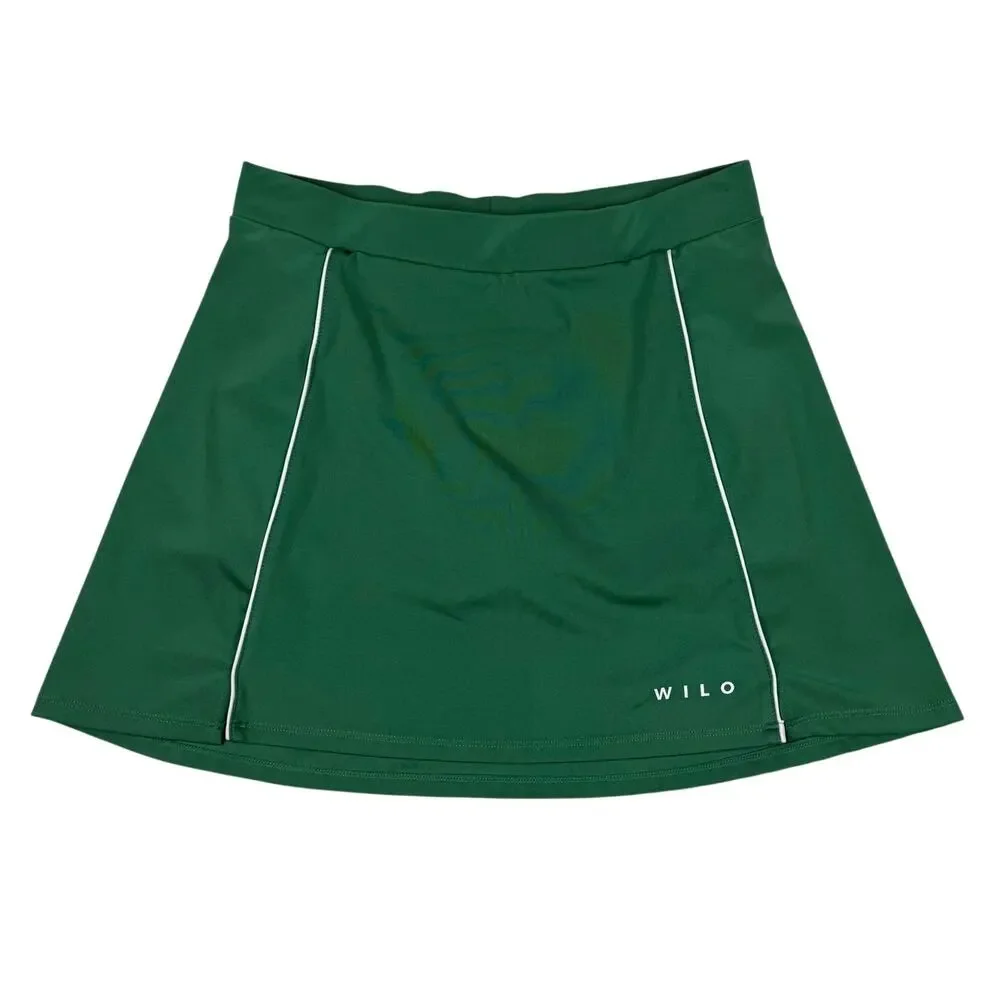 Wilo The Label Green Athletic Skirt Skort Pickleball Tennis Gym Workout Sz S